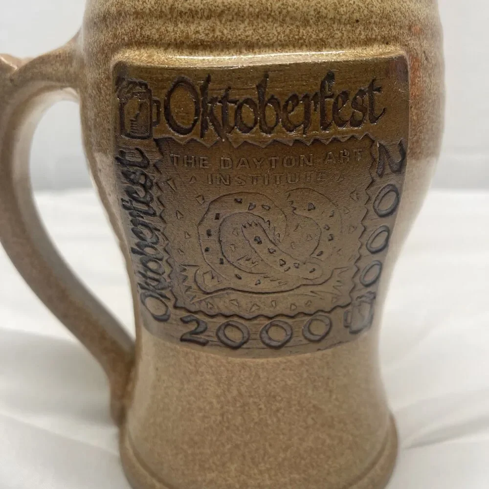 Dayton Ohio OKTOBERFEST Beer Stein Mug Pottery Greer 2000 Octoberfest DAI